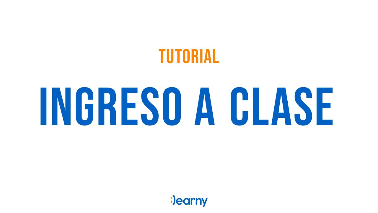 Tutorial Ingreso a la case