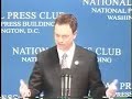 Gary Sinise @ National Press Club Luncheon - Part I