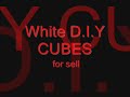 For Sale Brand new white D.I.Y. cube