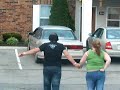 danicng in the street
