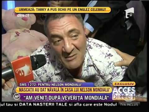 nelson - Nelson Mondialu' are parte de o farsă chiar în timpul emisiunii Acces Direct., Acces Direct, Antena 1, 24-04-2014.