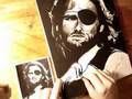 Time laspe Snake Plissken charcoal drawing