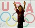 Mike is cheering for U. S. A.