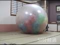 inside giant balloon 6/8
