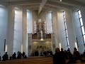 Het nieuwe hauptwerk orgel in de nieuwe gereformeerde gemeente kerk te Sliedrecht tijdens de open dag ivm de opening van het nieuwe gebouw op 12-11-2011