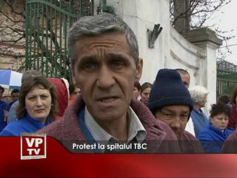Protest la spitalul TBC
