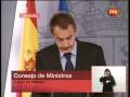 Zapatero habla sobre los vuelos a Guantanamo