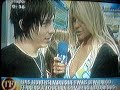 Diego e Monique. [Tv fama]