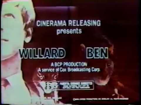 BEN/WILLARD - (1971) TV Trailer *DOUBLE BILL*