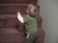 Reehan climbing stairs