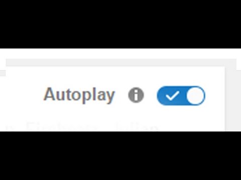 how to enable youtube autoplay