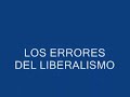 LOS ERRORES DEL LIBERALISMO Economia