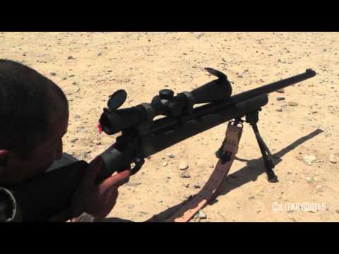 M24 - 5/8/2012 - Marine Scout Snipers from Weapons Company 2nd Battalion 6th Marines, conduct a week long class to sharpen Afghan soldiers' marksmanship with the M...