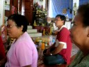 Zeremonie gegen das Rauchen in Thailand