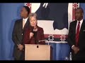 Hillary Clinton Speaks In Canton Mississippi At JJH Part 1/4