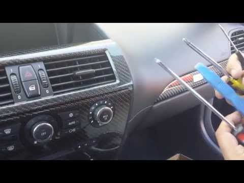 How To Remove Navigation / Radio / CCC unit from BMW 645 for Repair