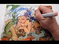 Mermaid Speed Coloring With Copic Markers
