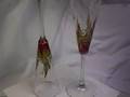 Painted Champagne Glasses