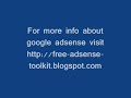 Free Adsense Tutorials
