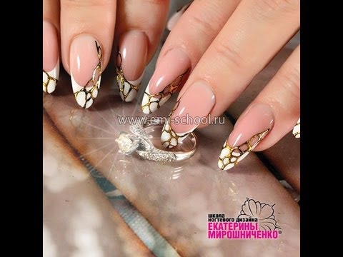 Маникюр френч с фольгой - repeatyt - twoje utwory w petli!.