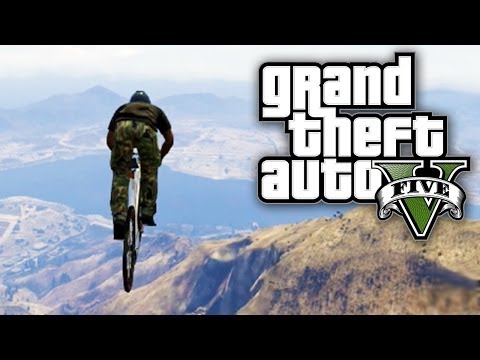 GTA 5 Online - EXTREME MOUNTAIN BIKING! (GTA V Online)