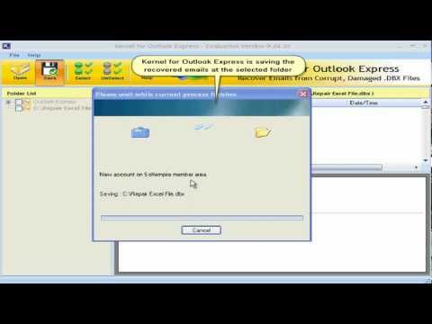 how to repair dbx file in outlook express