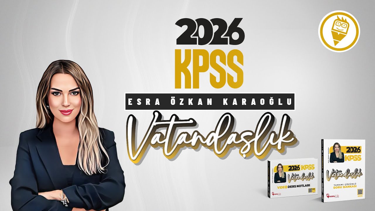 3) KPSS Vatandaşlık - Hukukun Temel Kavramları - Hukukun Dalları - Esra ÖZKAN KARAOĞLU - 2026
