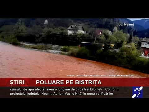 Poluare pe Bistrița