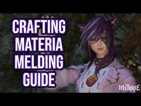 how to attach materia ffxiv