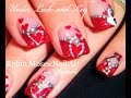 friday im in love valentines day nail art collaboration: robin moses nail art tutorial design