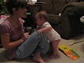 Emily Pulling up on Mommy