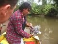 Bruce hooks a surprise in the Daintree river