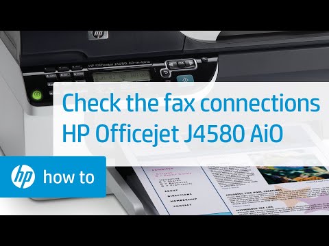 how to test hp fax
