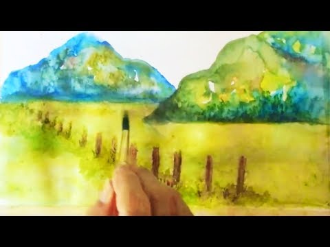how to quickly paint a fence