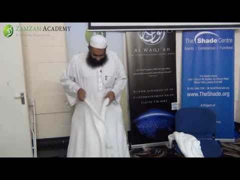 how to fasten ihram
