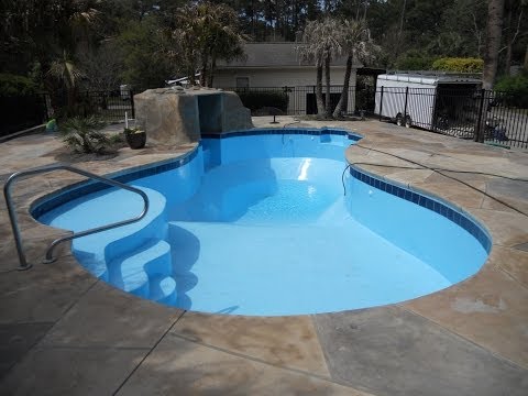 how to fix a pool leak with epoxy
