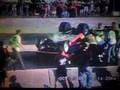Chevette Flips Over Doing a Wheelie at Byron Dragway 