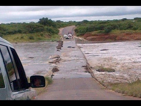 Kruger National Park Floods 2014 - H10 Lower Sabie Bridge - 5th March
