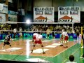 Zbigniew Bartman - taniec podczas meczu Zbigniew Bartman - taniec podczas meczu