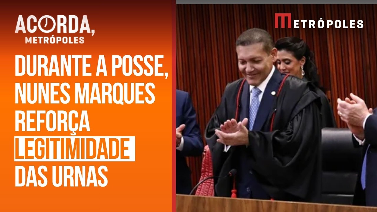 Nunes Marques toma posse como novo presidente do TSE