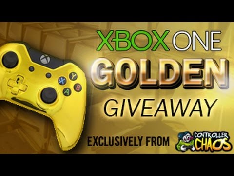 Chrome Gold XBOX One Controller - Custom Modded Controller - Controller Chaos