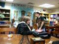 Very strange things in the Library during luch time. 11-24-09
