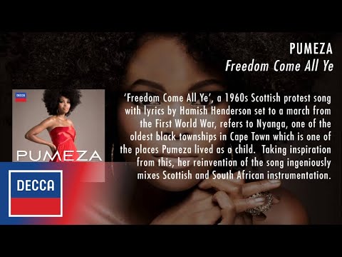 Pumeza - Freedom Come All Ye - As seen on the 2014 Commonwealth Games Opening Ceremony!