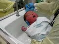 Baby Coopers First Bath Baby Coopers First Bath