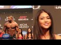 Arianny Celeste's Reaction to Alistair Overeem at UFC 141 Weigh-ins