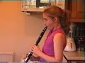 Holly - alpet07 - aged 10, plays her clarinet and keyboard and sings Celine Dion's 