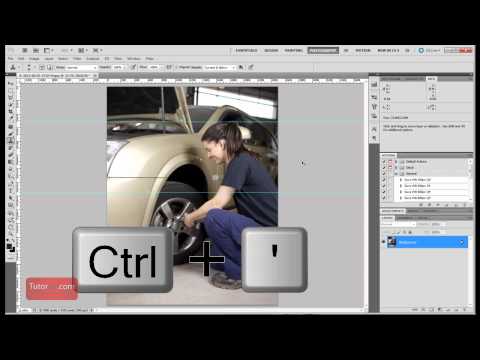 video-linktoworks-60 Second Photoshop Tutorial - Show and Hide Grids and...