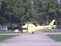 Helicóptero despegando desde el Palacio