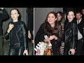 Francesca Eastwood Looking Hot In Leather For Sister Morgan's 21st Birthday