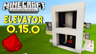 Mcpe 0 15 0 Redstone Tutorial Realistic Elevator In Mcpe Minecraftvideos Tv